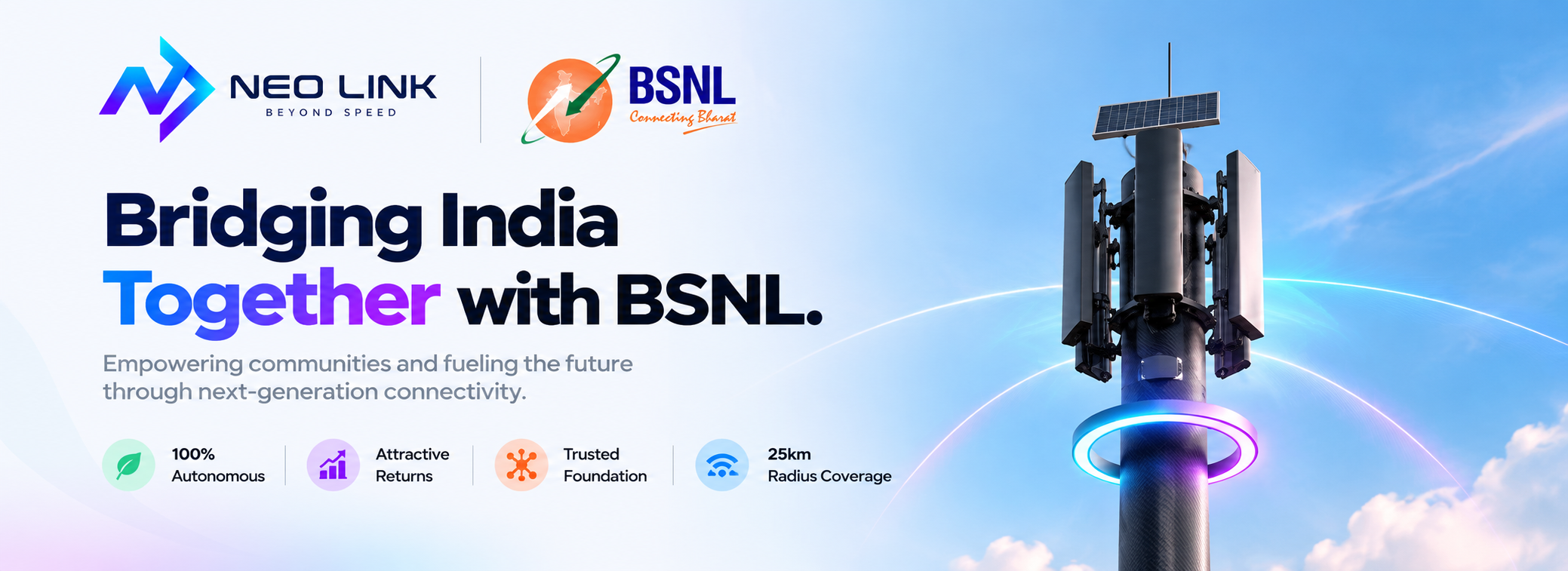 Bridging India Together with BSNL — Empowering communities and fueling the future through next-generation connectivity